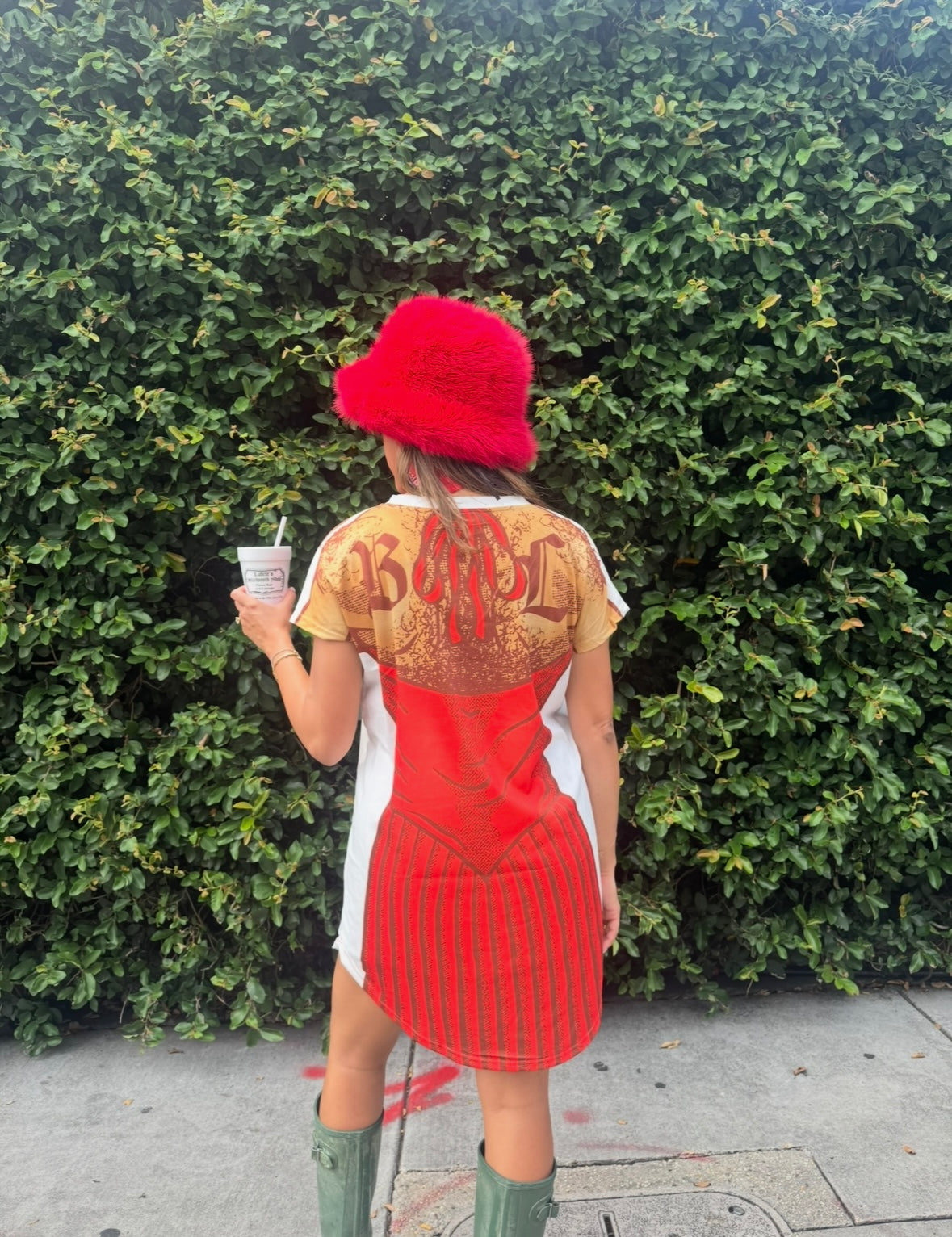Red Dress Cover Up