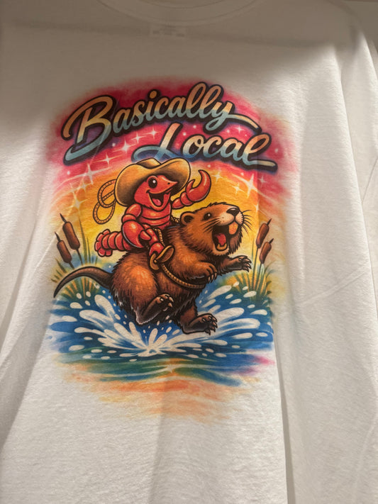 Basically Local Airbrush T-Shirt